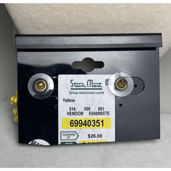 Yellow Seed Bead Necklace Earrings Set Multistrand Beaded Cluster 20-24" - Picture 5 of 11